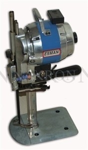Esman 10 İnç Mavi Kafa Dik Bıçaklı Kumaş Kesim Motoru,