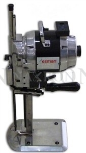 Esman 10 İnç Siyah Kafa Dik Bıçaklı Kumaş Kesim Motoru,