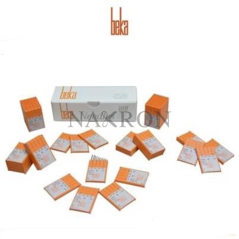 TVX5 100/16 No Beka Kollu kemer zincir dikiş makine İğnesi 