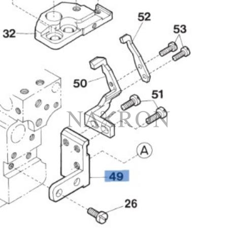Yamato overlok zincir dikiş destek kütüğü 2150150