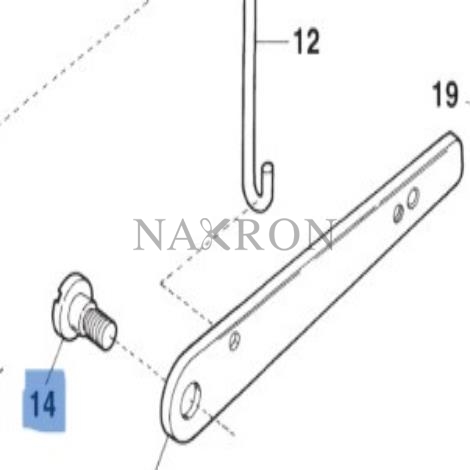 Yamato Overlok Ayak Kaldırma kol vidası 170065