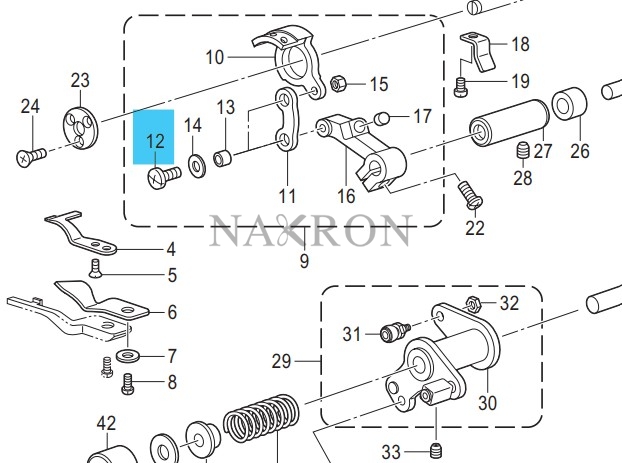 SA7577-001 Brother bıçak kütük vida