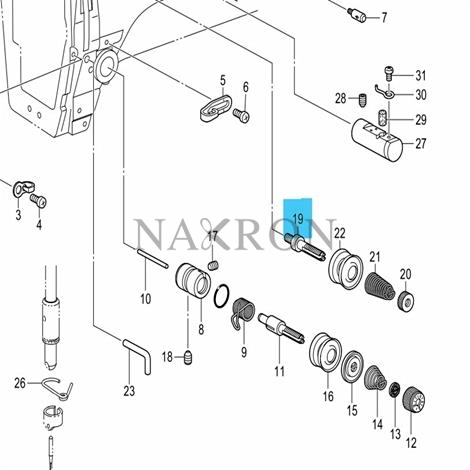 SA3256-001 Brother punteriz tansiyon mili