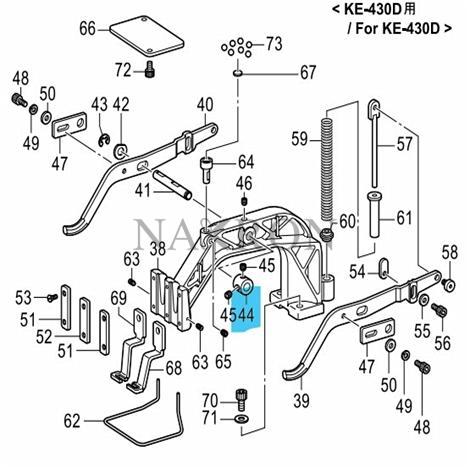 SA3231-001 Brother punteriz ayak kütük yüzüğü