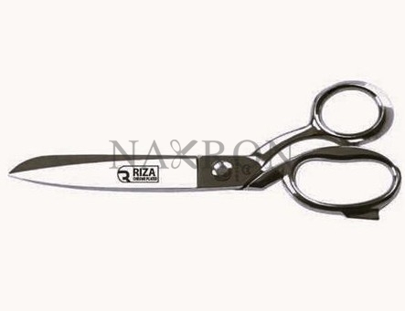 Rıza 8 No Krom Kaplama Somunlu Terzi Makası 