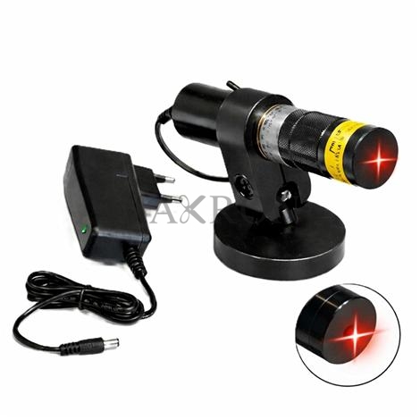 Kırmızı Artı (+ / Çapraz) Lazer İşaretleme Sistemi – 5 Metre, Mıknatıslı Taban