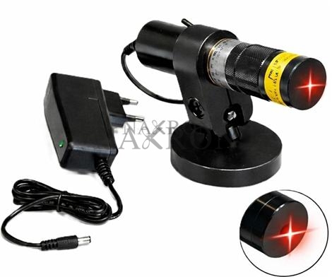 Kırmızı Artı (+ / Çapraz) Lazer İşaretleme Sistemi – 5 Metre, Mıknatıslı Taban