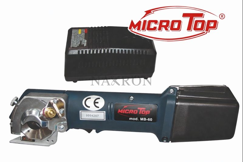 Micro Top Avuç İçi Yuvarlak Bıçaklı Şarjlı Kumaş Kesim Makinası MB-60