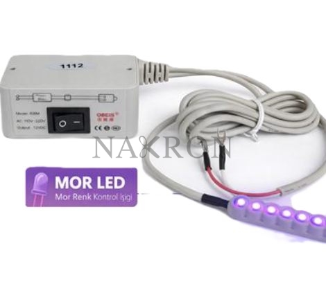 Obeis 806ML Mor LED Makine Lambası – Mıknatıslı 6 LED