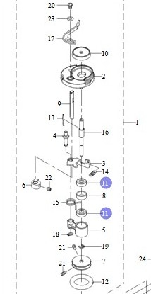 Juki düz makine masuralık alt conta 262-61503 / 26261503