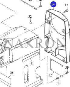 Juki düz makina arka kapak 401-72366 / 40172366