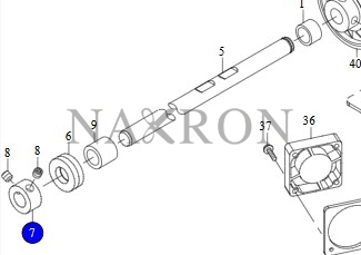 Juki düz makine yedek parça CS1201171TP