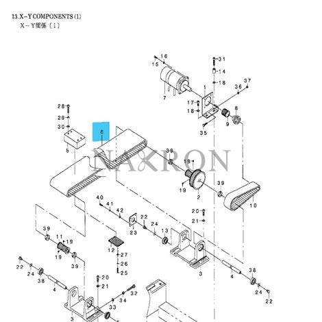 Juki AVP-875 Arka Cep Takma Otomat Büyük Palet Kayış / G5019-875-000