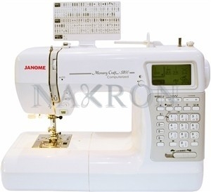 Janome Elektronik Dikiş-Nakış Makinesi (201 Temel Ve Dekoratif Dikiş Fonksiyonu), MC 5200,