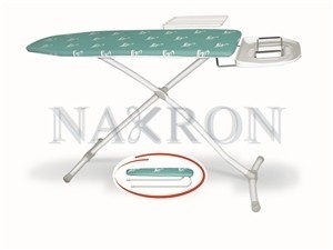 SM/GZM 900 L,Gazzella Squad Ev Tipi Ütü Masası (Luxe, Çamaşırlıklı, Kol Aparatı Ve Silikon Altlıklı), 